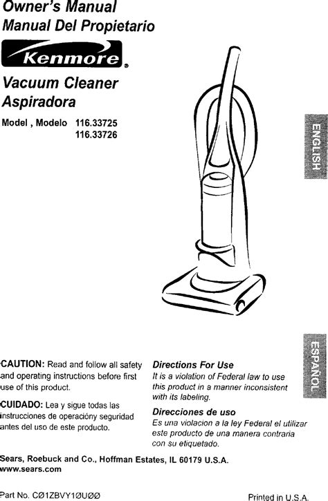 kenmore vacuum user manuals Kindle Editon