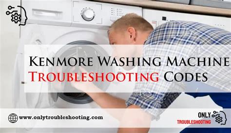 kenmore washing machine troubleshooting codes PDF