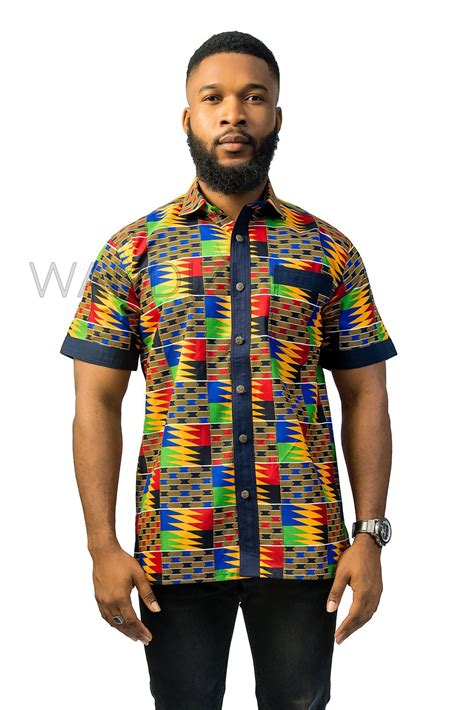 kente cloth shirt