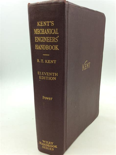 kents mechanical engineers handbook power PDF