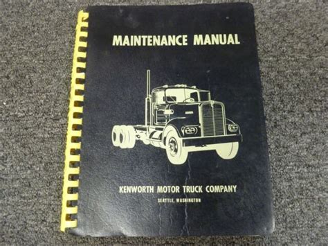 kenworth w900a manual Kindle Editon