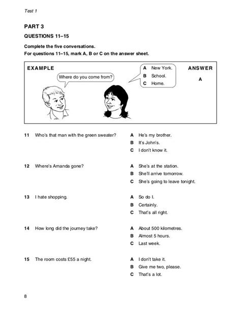 ket test sample papers Reader