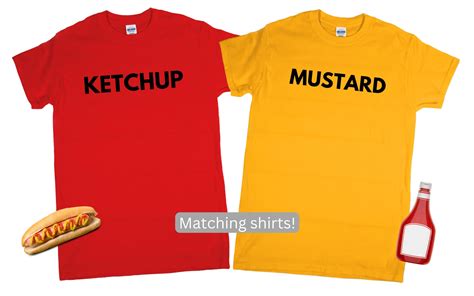 ketchup and mustard shirts