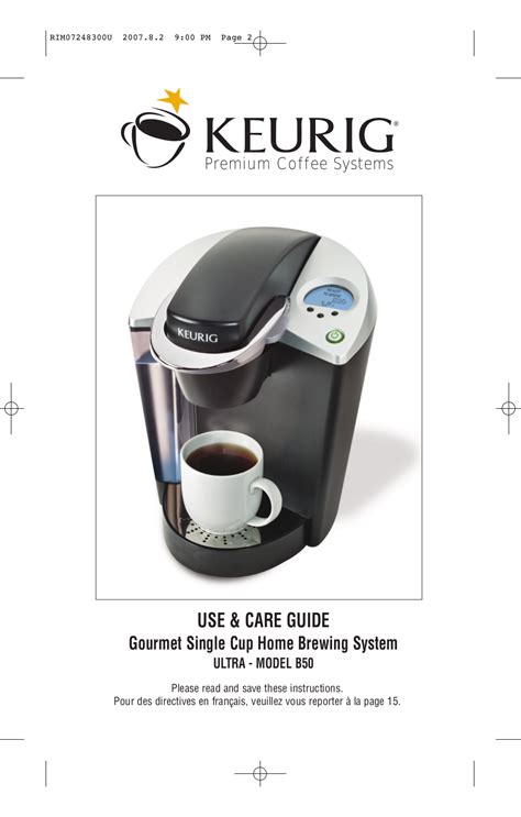 keurig ultra b50 user manual Reader