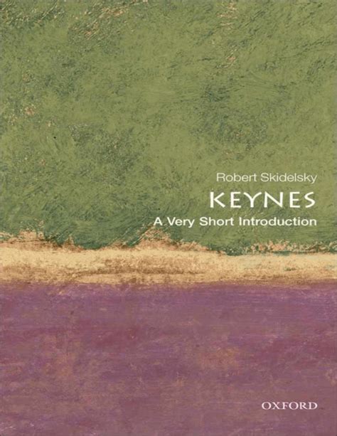 keynes a very short introduction PDF