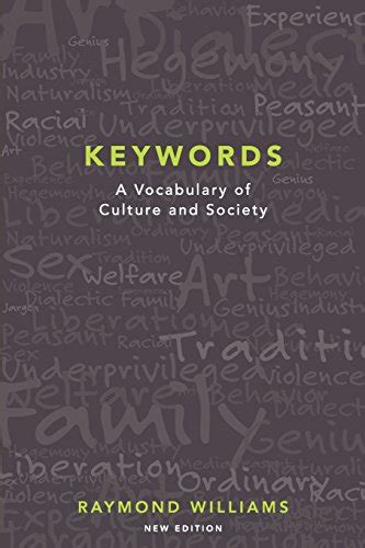 keywords a vocabulary of culture and society Kindle Editon