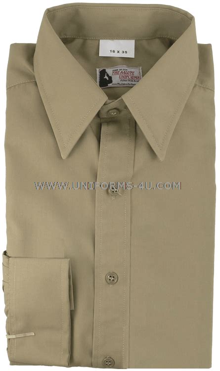 khaki dress shirt