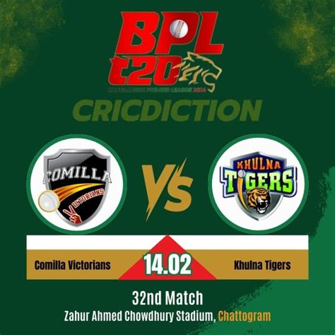 khulna tigers vs comilla victorians