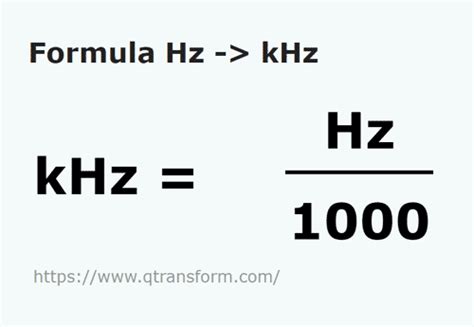 khz to hz converter