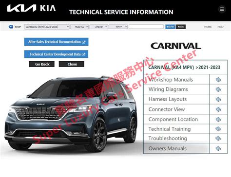 kia carnival workshop manual Reader