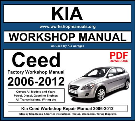 kia ceed service manual free download Kindle Editon