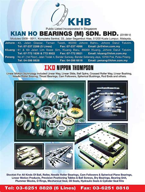 kian ho bearing