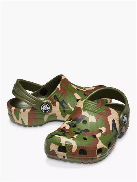 kids camo crocs