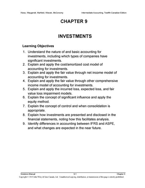 kieso intermediate accounting chapter 9 solutions Reader