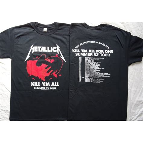 kill em all tour shirt