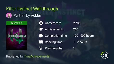 Killer Instinct Walkthrough