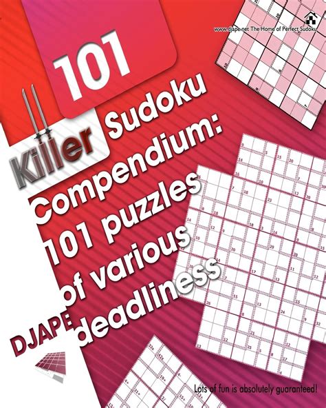 killer sudoku compendium 101 puzzles of various deadliness volume 2 Doc