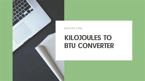 kilojoules to btu