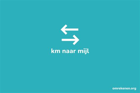 kilometer naar mijl