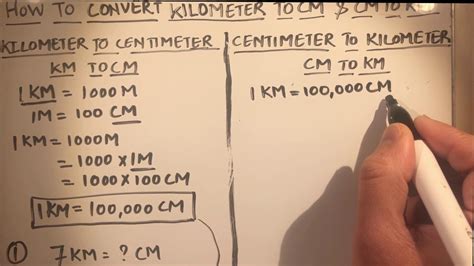 kilometer to centimeter conversion