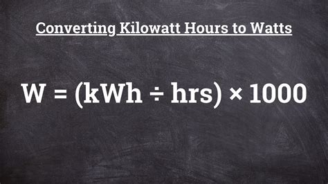 kilowatt to