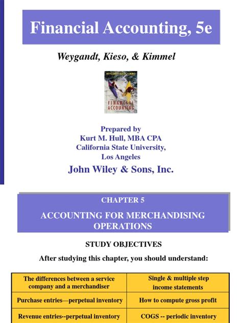 kimmel accounting 5e pdf PDF