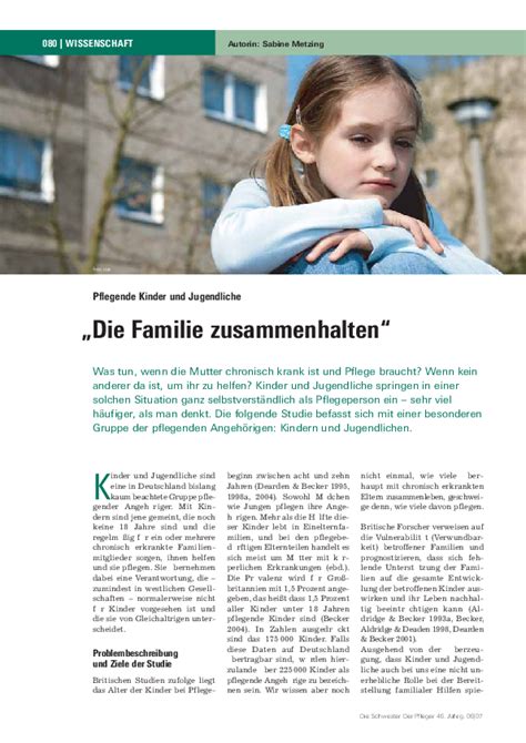 kinder jugendliche pflegende angeh rige m glichkeiten PDF