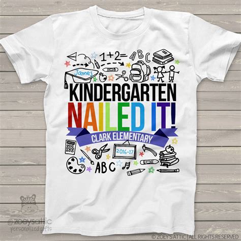 kindergarten graduation tee shirts