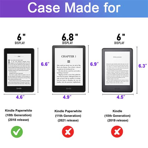 kindle paperwhite dimensions vs touch Kindle Editon