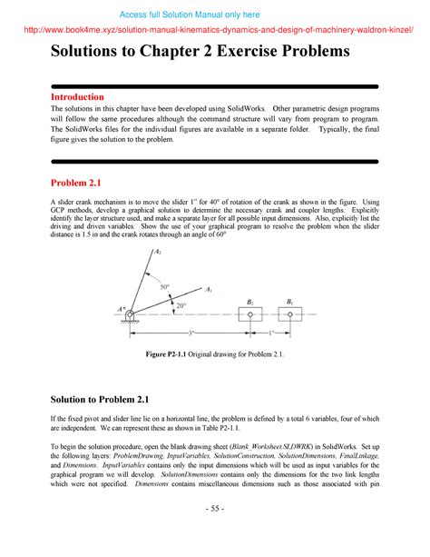 kinematics and dynamics of machinery solutions manual Kindle Editon