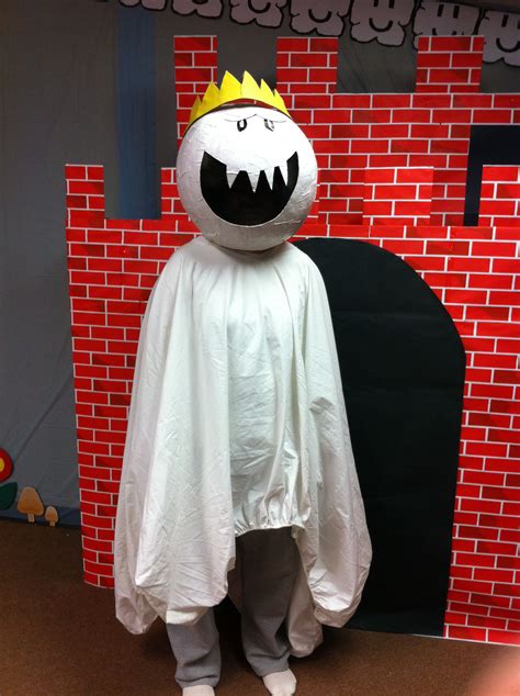 king boo mario costume