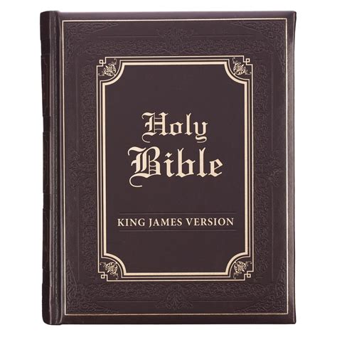 king james version edition family bible faux leather bound king james bible Epub