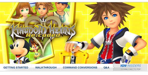 Kingdom Hearts Re Coded Ds Walkthrough