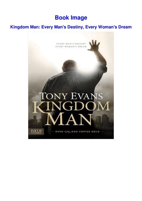 kingdom man dvd leader kit every mans destiny every womans dream Reader