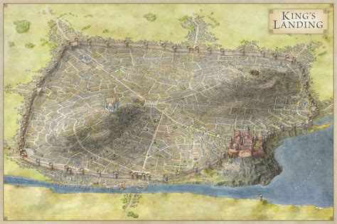 kings landing map game of thrones