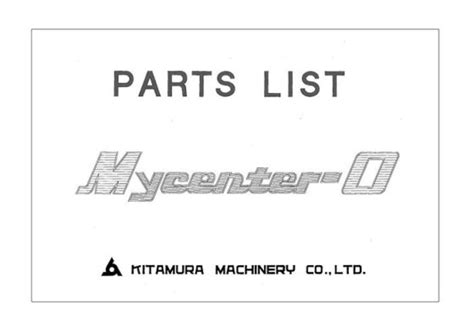 kitamura mycenter zero manual Epub