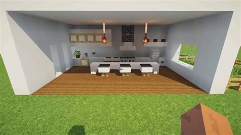 kitchen idea minecraft