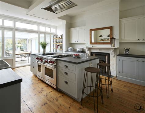 kitchen island with range