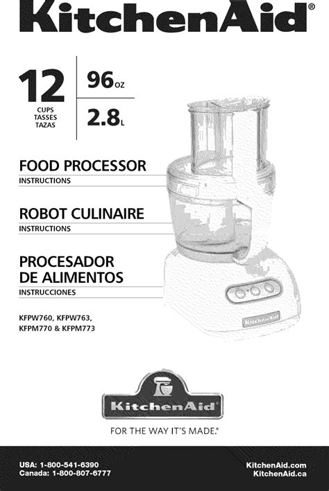 kitchenaid architect food processor manual Kindle Editon