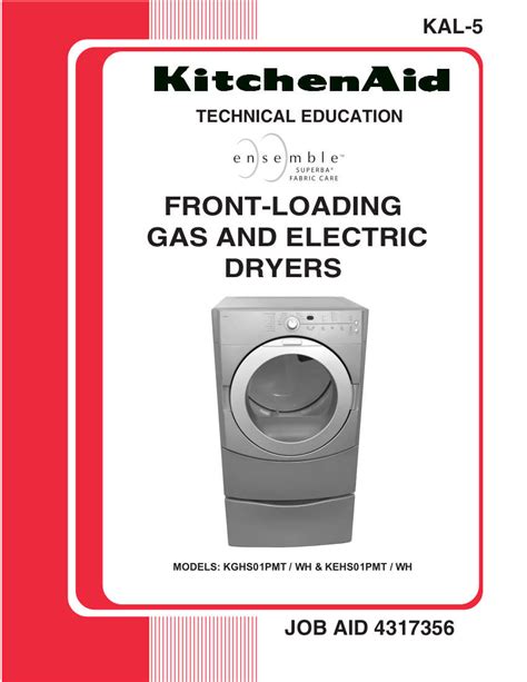 kitchenaid clothes dryer manuals Kindle Editon