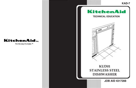 kitchenaid dishwasher service manual download Epub