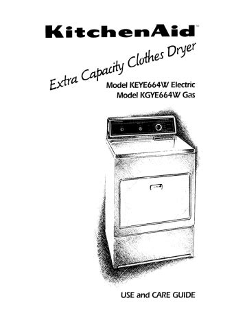 kitchenaid dryer repair manual Epub