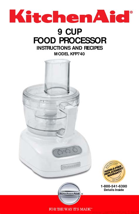 kitchenaid food processor troubleshooting PDF