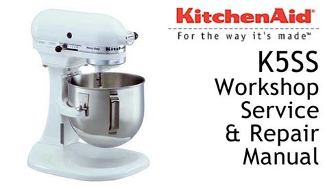 kitchenaid mixer k5ss repair manual Reader