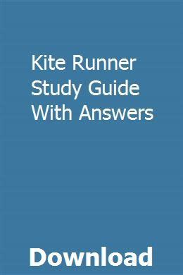 kite runner study guide prestwick house answers PDF