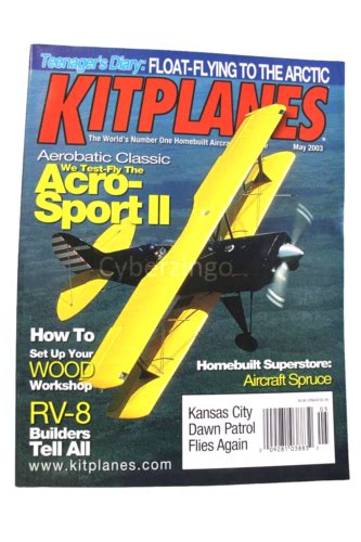 kitplanes august 2003 vol 20 no 8 Epub