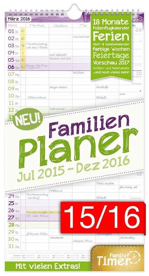 kleine sand sch nheiten familienplaner wandkalender 2016 Reader