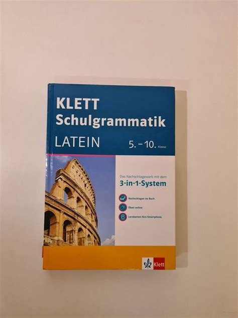 klett schulgrammatik latein nachschlagewerk 1 system PDF