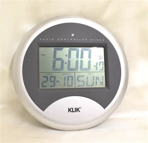 klik radio controlled clock instruction manual Reader