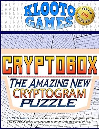 klooto games cryptobox the amazing new cryptogram puzzle PDF